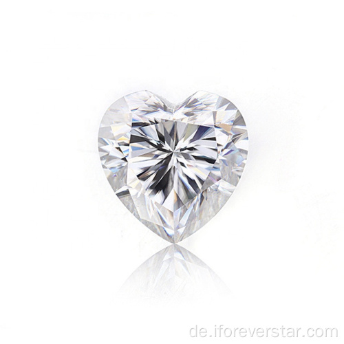 Def Ex-VG Gra 1Carat Loose Heart Moissanit Diamant